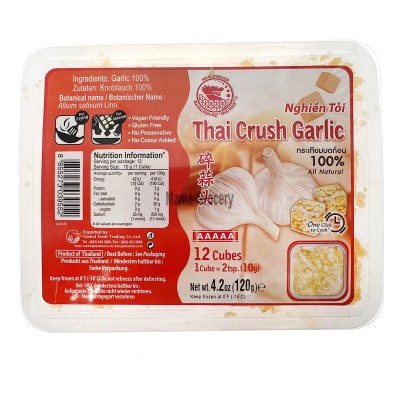 Red Drago Thai Crush Garlic Cubes 120g